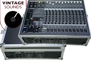 Mtrack HKX-12 12channel Usb Bt Power Flight Case Mixer