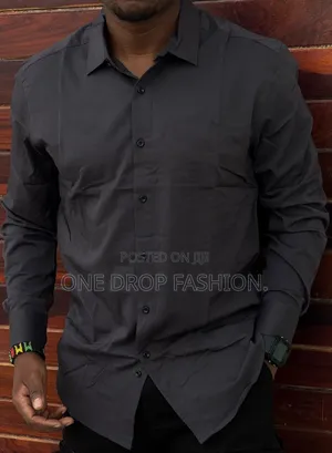 Pockeless Plain Men Formal/Casual Shirts