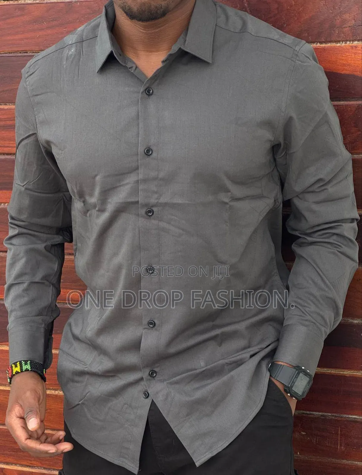 Pockeless Plain Men Formal/Casual Shirts