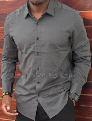 Pockeless Plain Men Formal/Casual Shirts