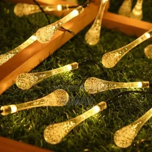 Warm White Water Shaped Solar Powered Lights