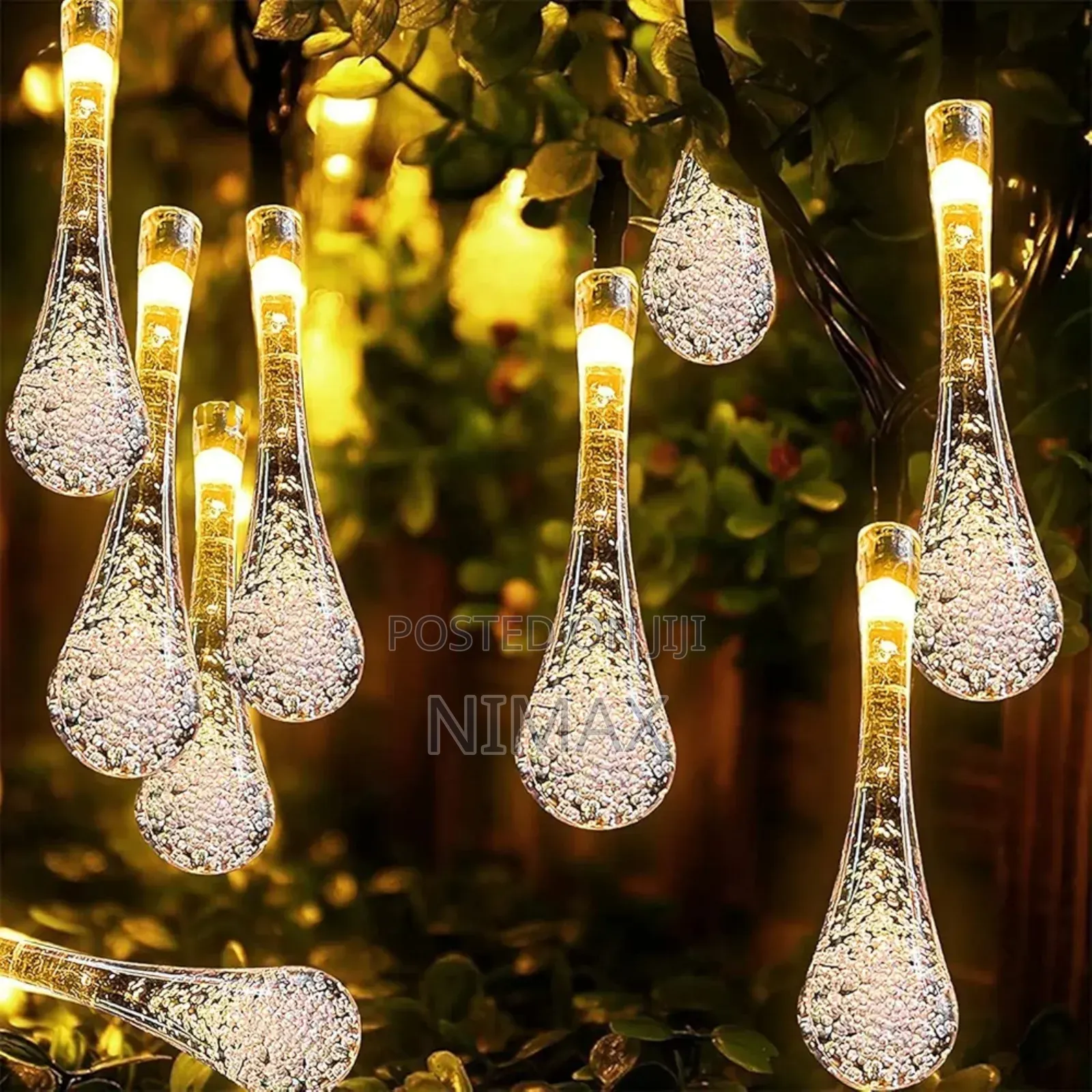 Water Drop 5mtrs Solar Powered Lights Waterproof