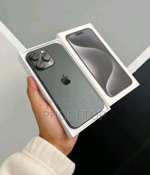 New Apple iPhone 15 Pro 256 GB Black - main view