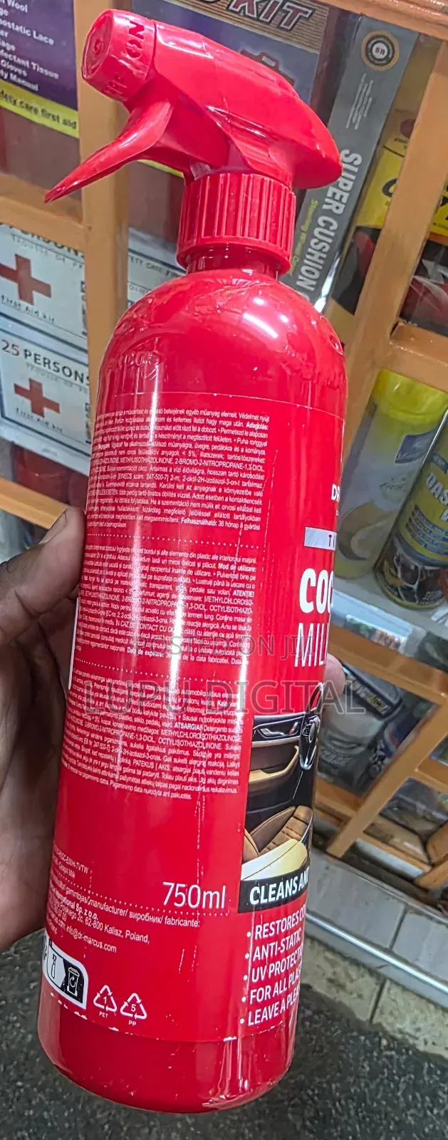 Dr. Marcus Titanium Cockpit Milk Dashboard Cleaner