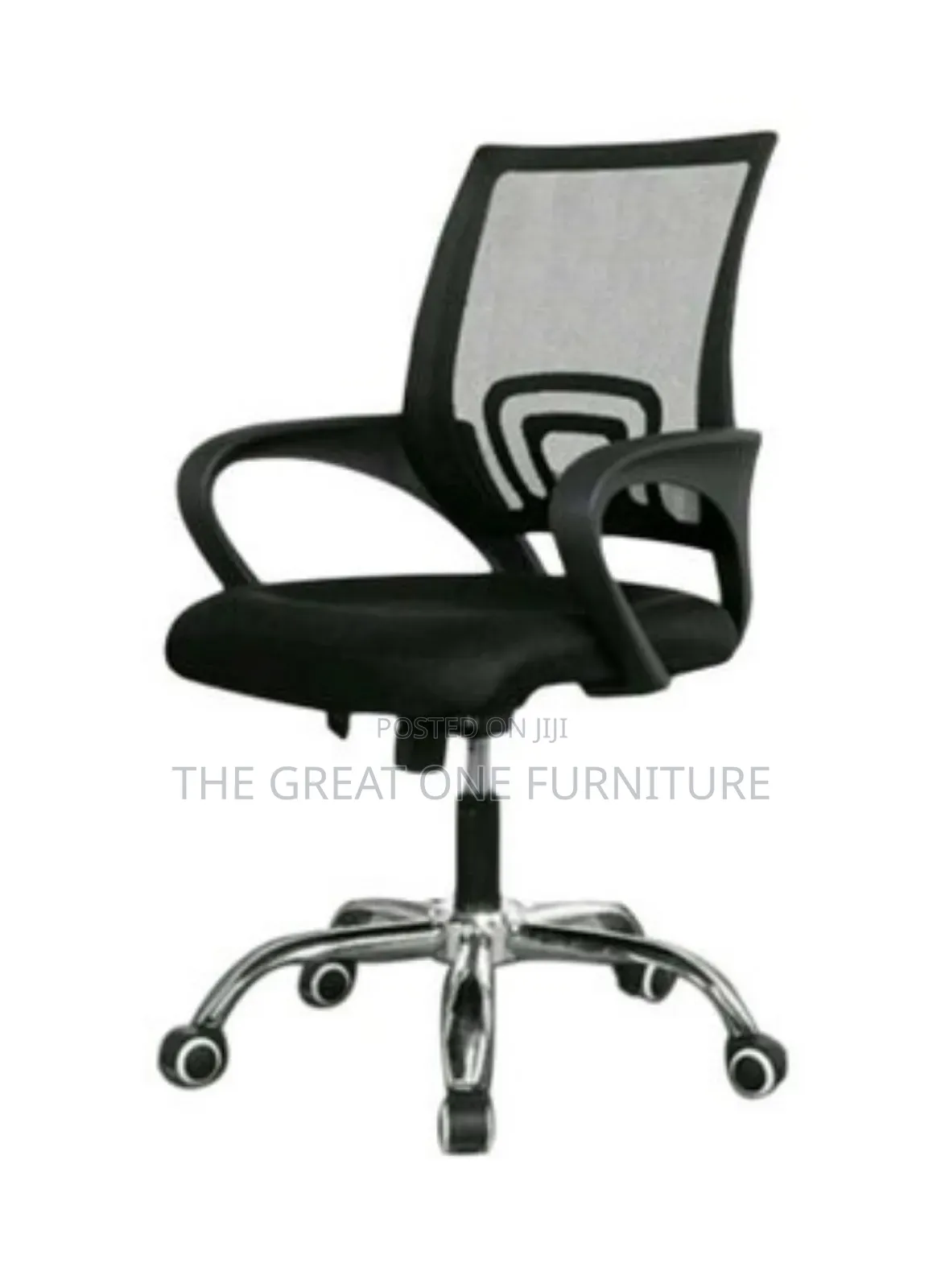 Adjustable Mesh Office Chair Black Swivel Tfd3