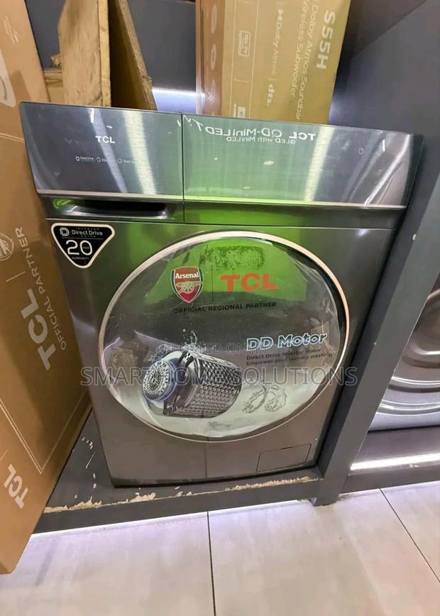 Tcl 10kg Front Load Washing Machine - main view