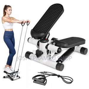 *_Mini Stepper With Resistance Bands*_  *Fitness to Behold* = - thumbnail 2