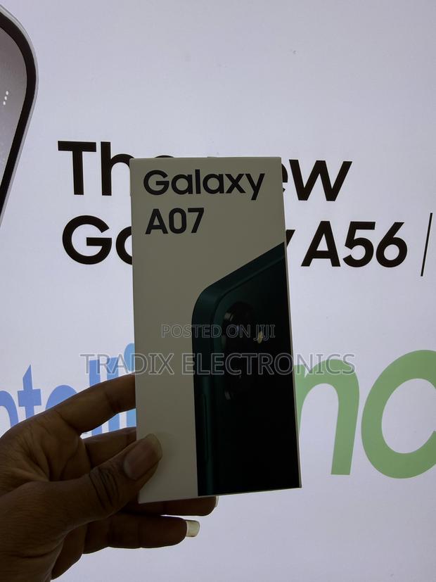 New Samsung Galaxy A07 4G 128 GB Silver - main view