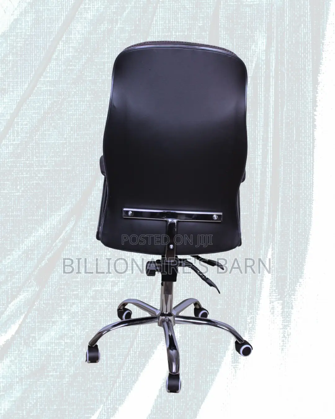 Executive Leather Office Chair | Orthopedic Headrest Support