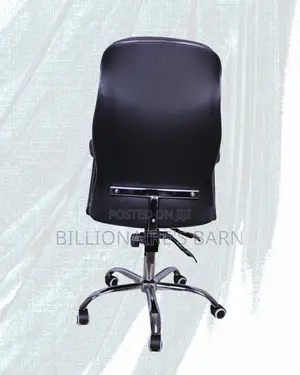 Executive Leather Office Chair | Orthopedic Headrest Support