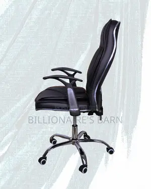 Executive Leather Office Chair | Orthopedic Headrest Support