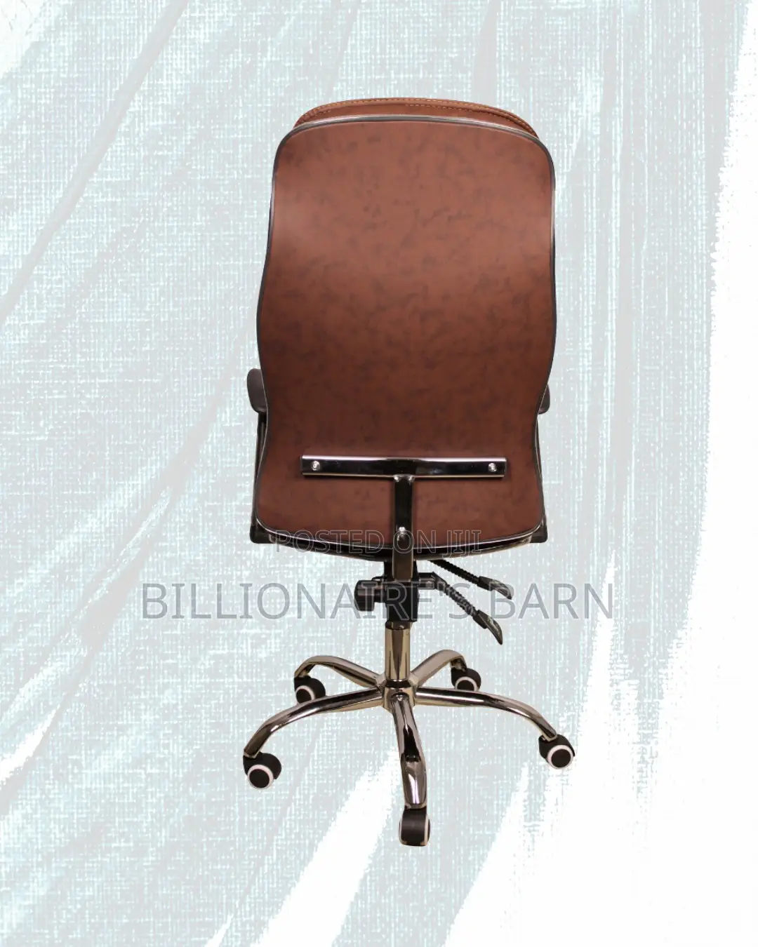 Ergonomic Executive Leather Chair (Space-Saving) — Only a Few Left