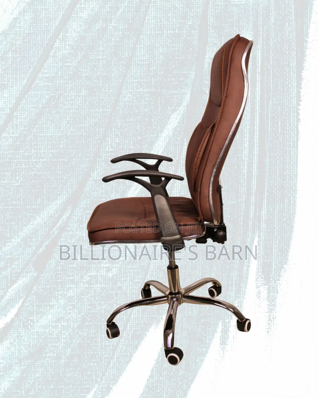 Ergonomic Executive Leather Chair (Space-Saving) — Only a Few Left
