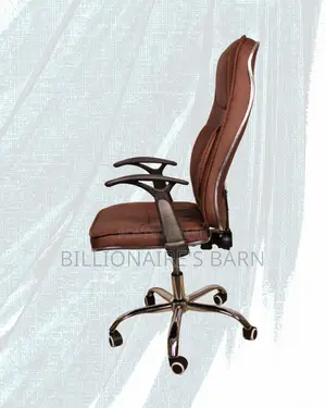 Ergonomic Executive Leather Chair (Space-Saving) — Only a Few Left