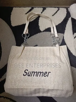 Retro Straw Woven Summer Tote Bag