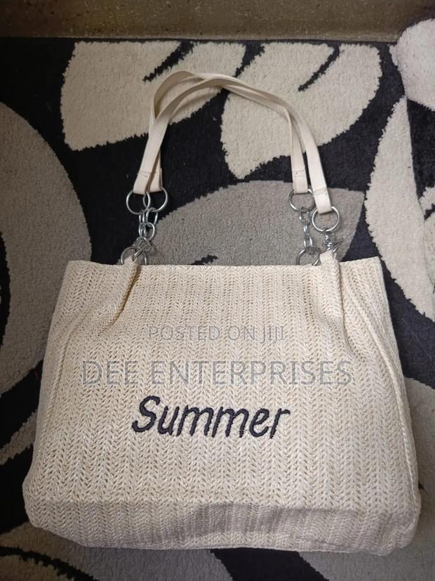Retro Straw Woven Summer Tote Bag - thumbnail 2