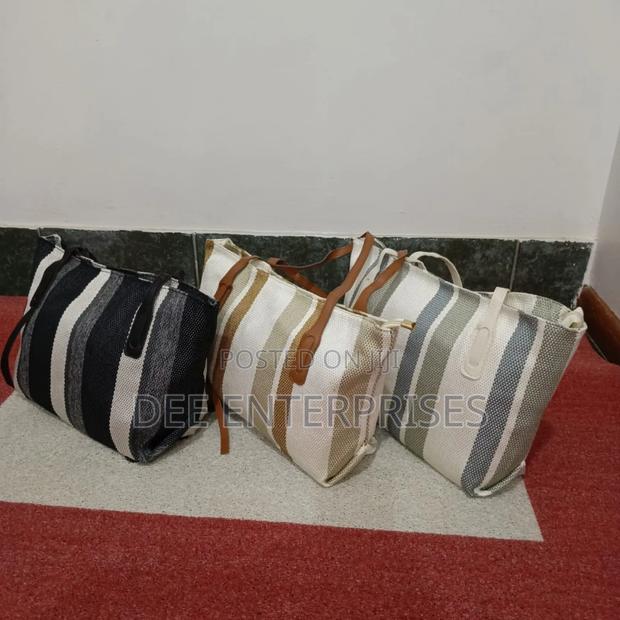 Elena Stripped Tote Bag - thumbnail 2