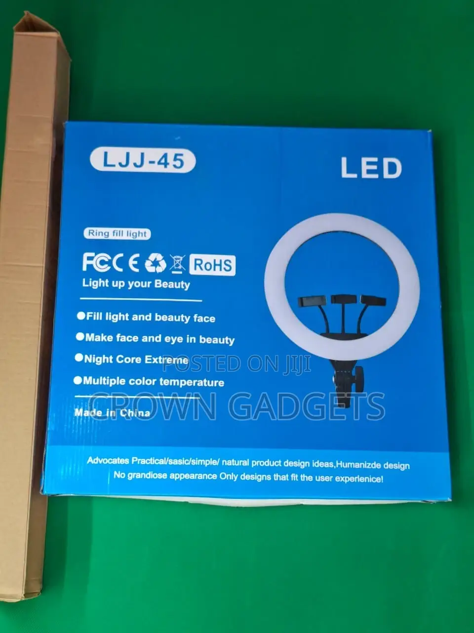 Professional 18-Inch LJJ-45 Led Ring Light for Makeup Video