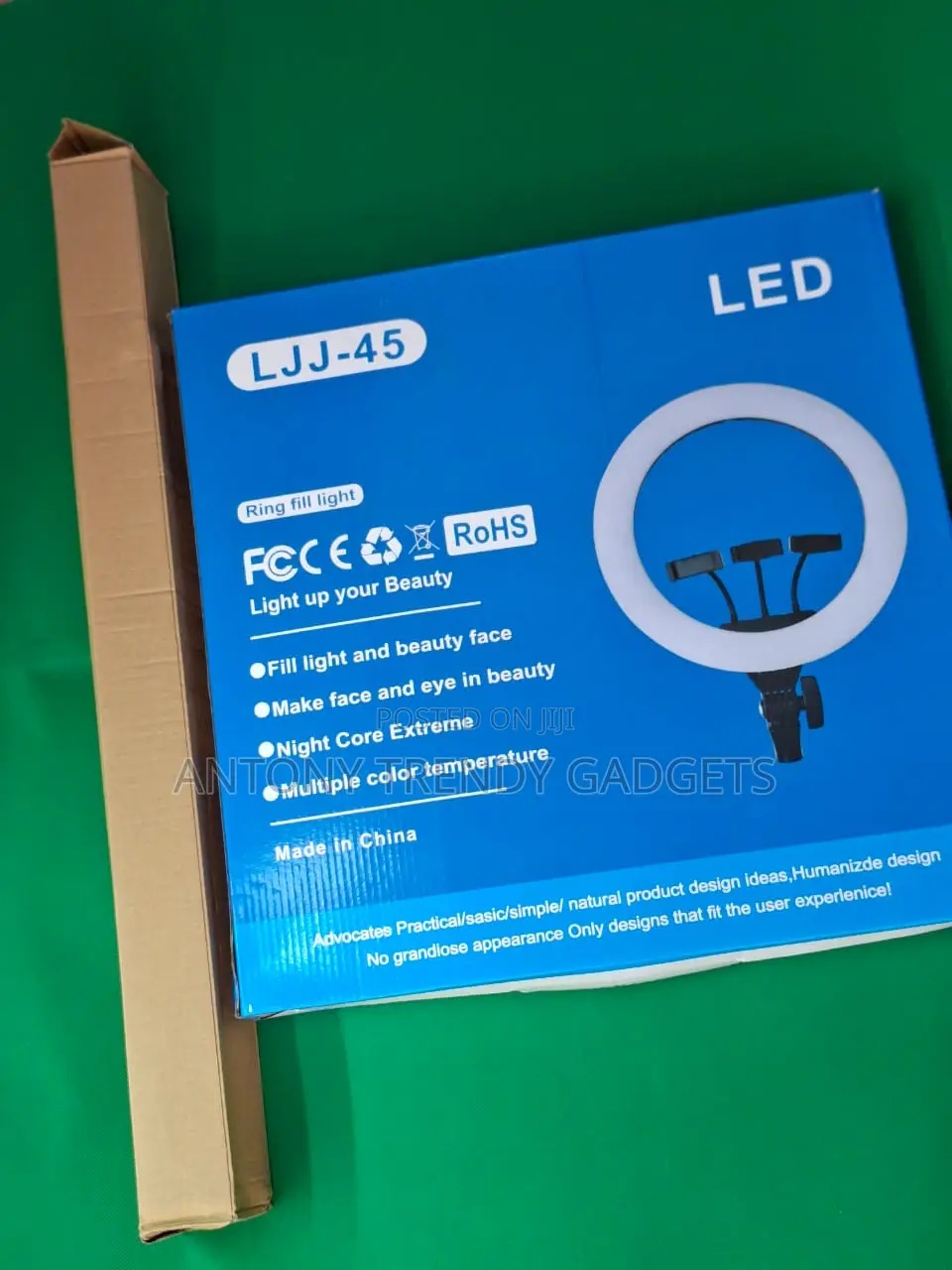 Ljj-45 18-inch Led Studio Ring Light For Beauty & Photography