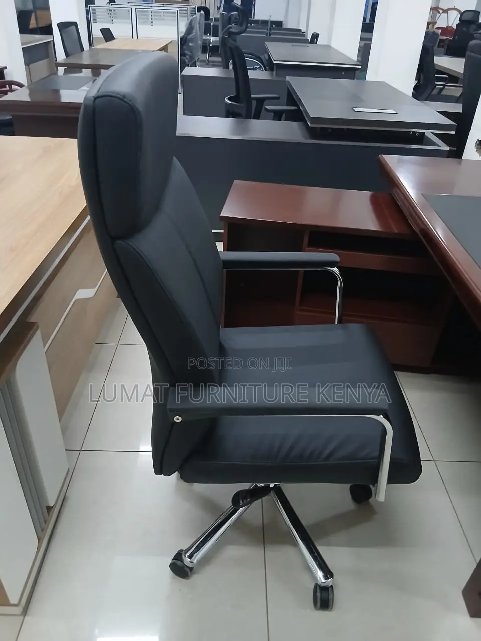 High Back Leather Executive Office Seat