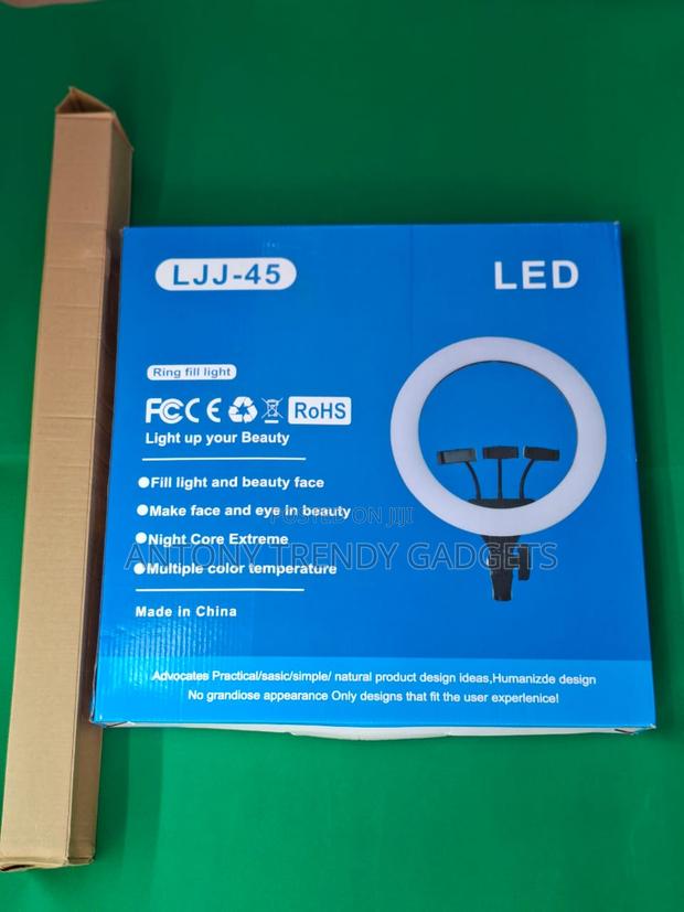 Ljj-45 18-inch Led Ring Light With Tripod Stand - thumbnail 2