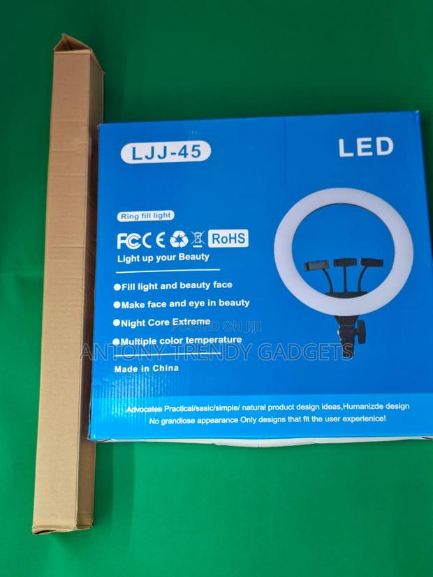 Ljj-45 18-inch Led Ring Light With Tripod Stand - thumbnail 3