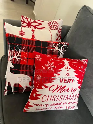 Christmas Throw Pillow Covers Each