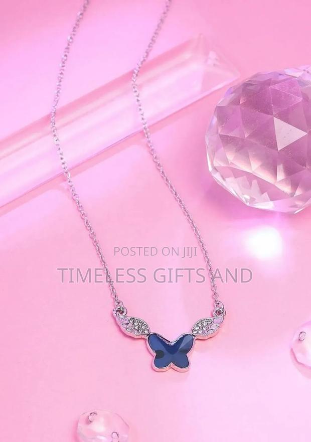 Butterfly Silver Flying Pendant - thumbnail 3
