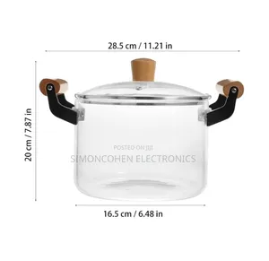 4.5l Glass Heat Resistant Cooking Pot