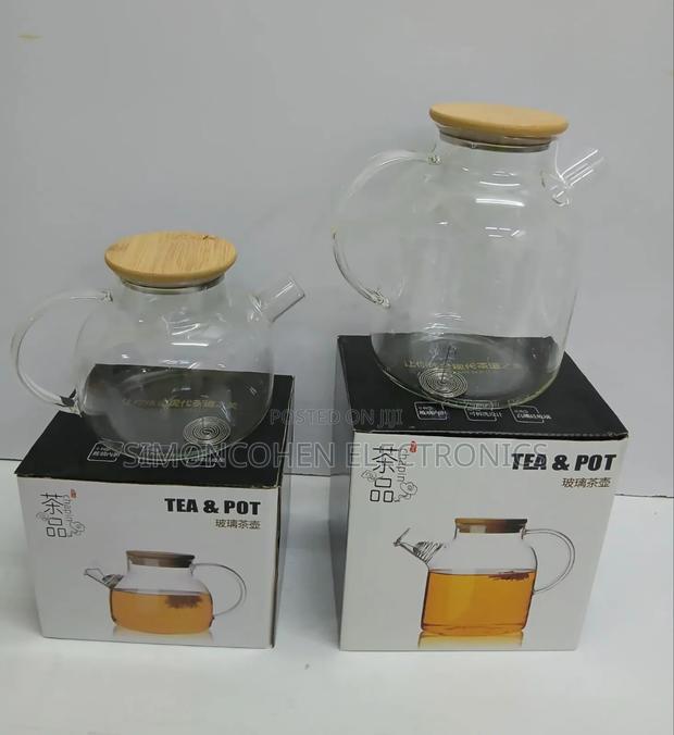 1l Heat Resistant Glass Teapot - thumbnail 2