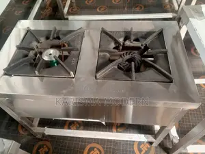 Two Burner Cooker Stainless Steel