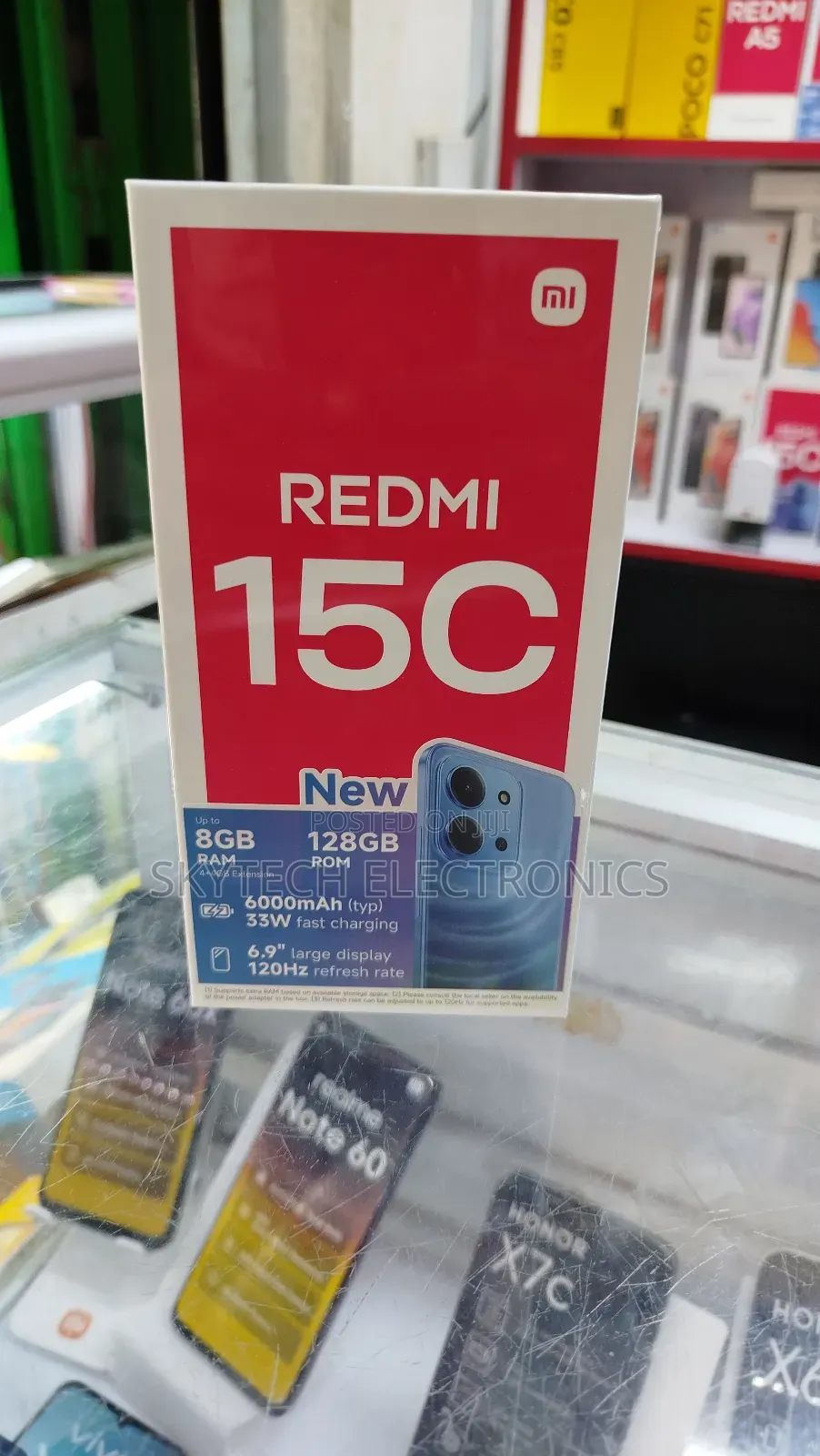 New Xiaomi Redmi 15C 4G 128 GB Red