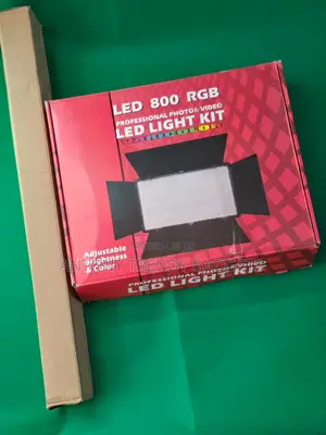 Led U800 Rgb Professional Photo & Video Light Kit With Stand, Led U800
