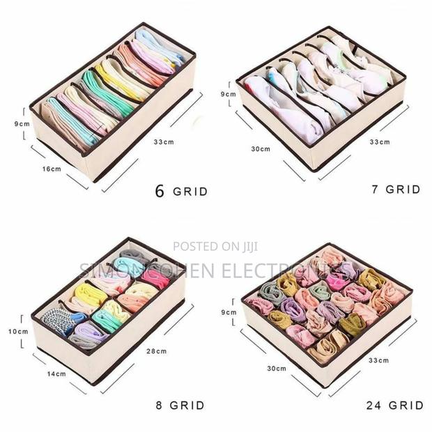 4pcs Set Undergarment Organizer - thumbnail 3