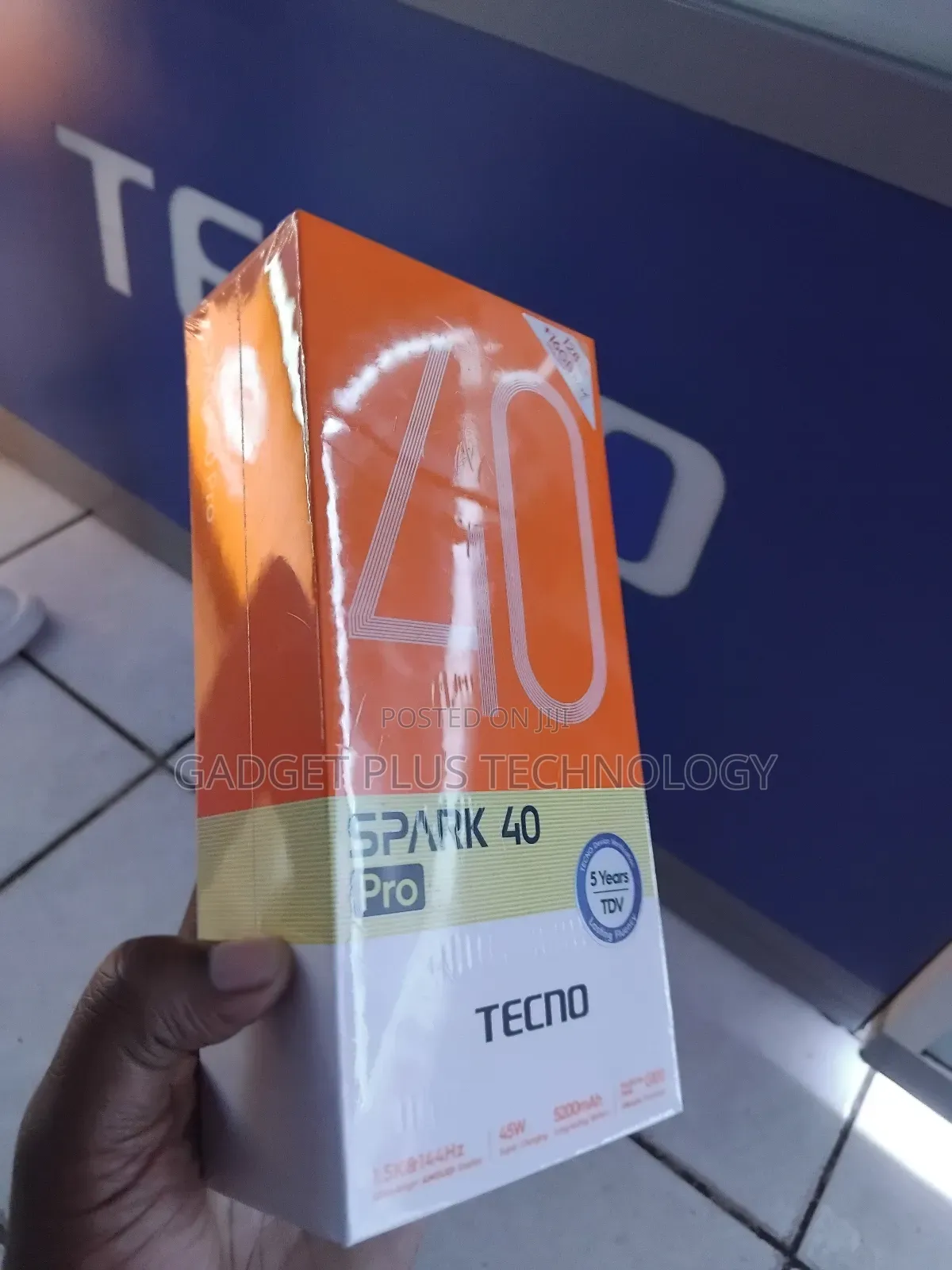 New Tecno Spark 40 Pro 128 GB Black