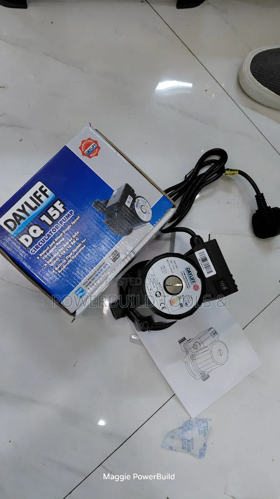 Dayliff Dq15f Hot/Cold Water Circulator Pump