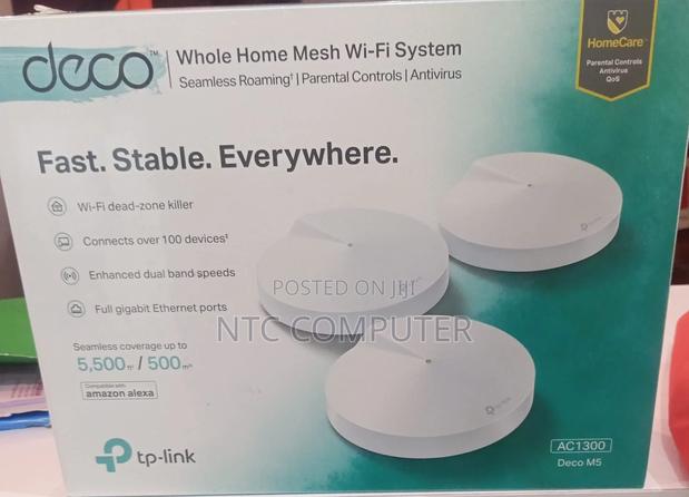 Tp-Link Deco M5 – Ac1300 Whole Home Mesh Wi-Fi System (3-Pack) - thumbnail 2