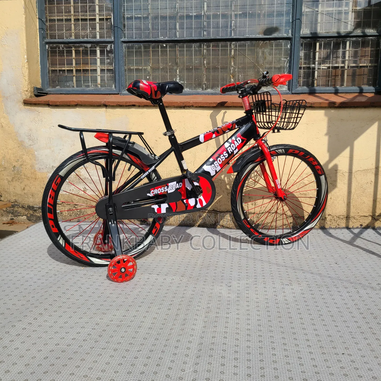 Red-Black Kids Bicycle Size 20 Inch