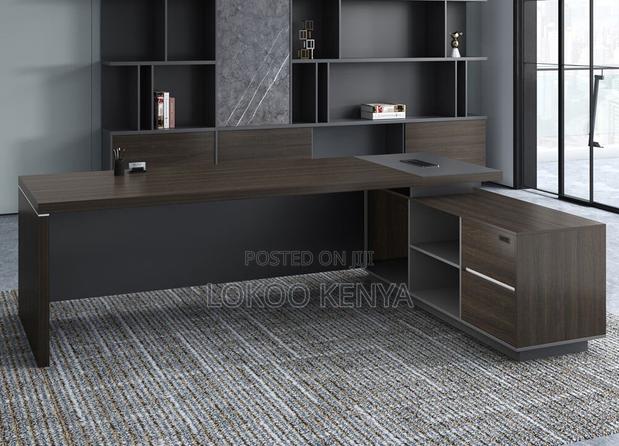 Office Desk; Executive 1600 Mm L Shaped Office Desk - thumbnail 3