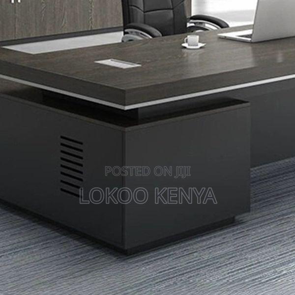 Office Desk; Executive 1600 Mm L Shaped Office Desk - thumbnail 4