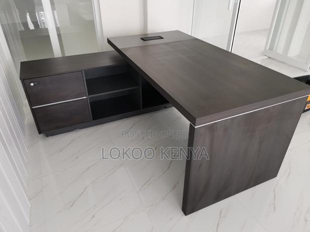 Office Desk; Executive 1600 Mm L Shaped Office Desk - thumbnail 5