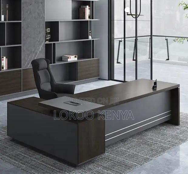 Office Desk; Executive 1600 Mm L Shaped Office Desk - thumbnail 7