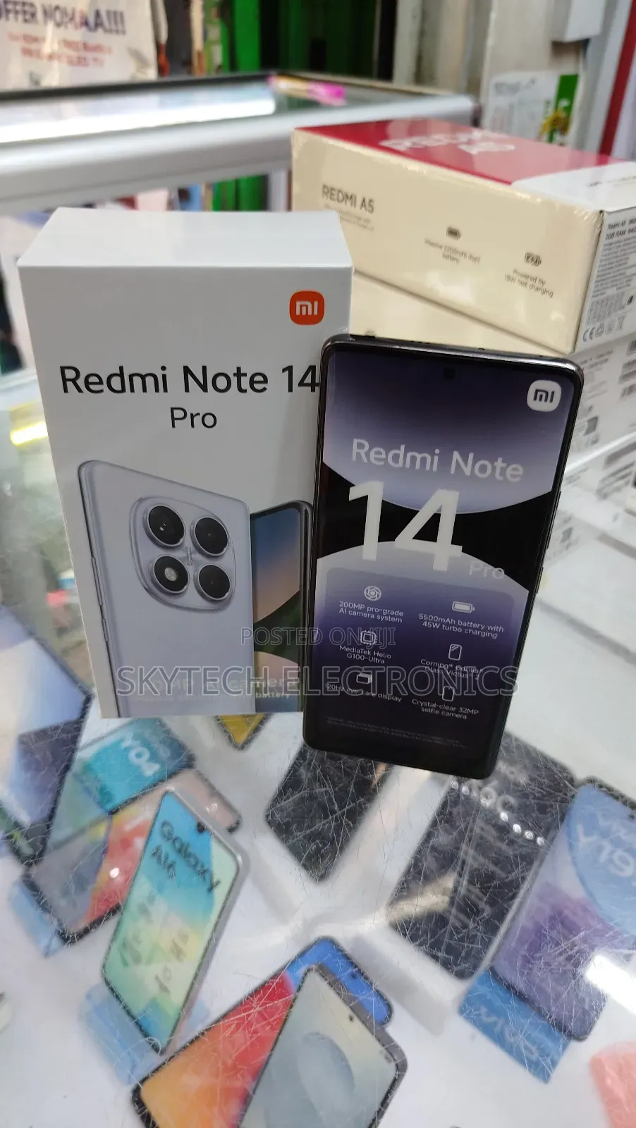 New Xiaomi Redmi Note 14 Pro 256 GB Black