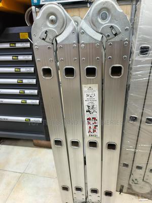 3.7meters Multi-Purpose Folding Aluminium Step Ladder - thumbnail 2