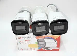 Full Color Colorvu Hikvision Smart Hybrid Light 2mp Bullet Camera 20m