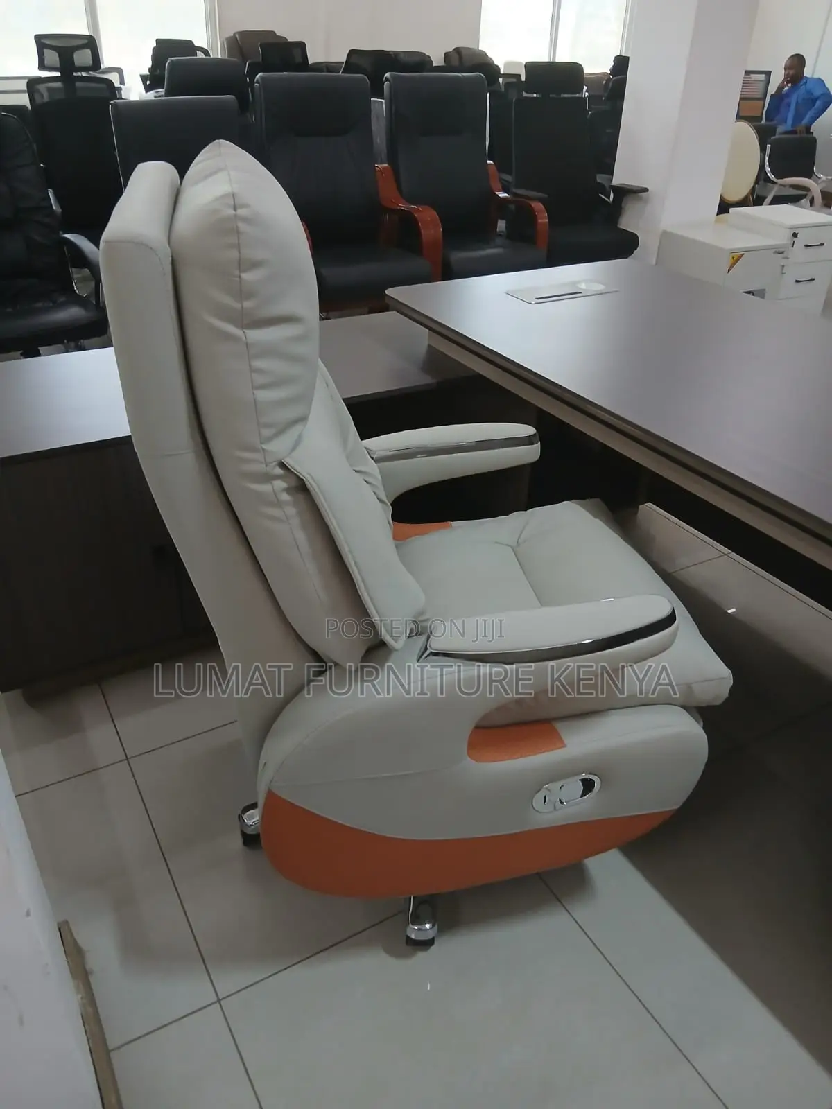 Ceo Recliner Leather Office Seat