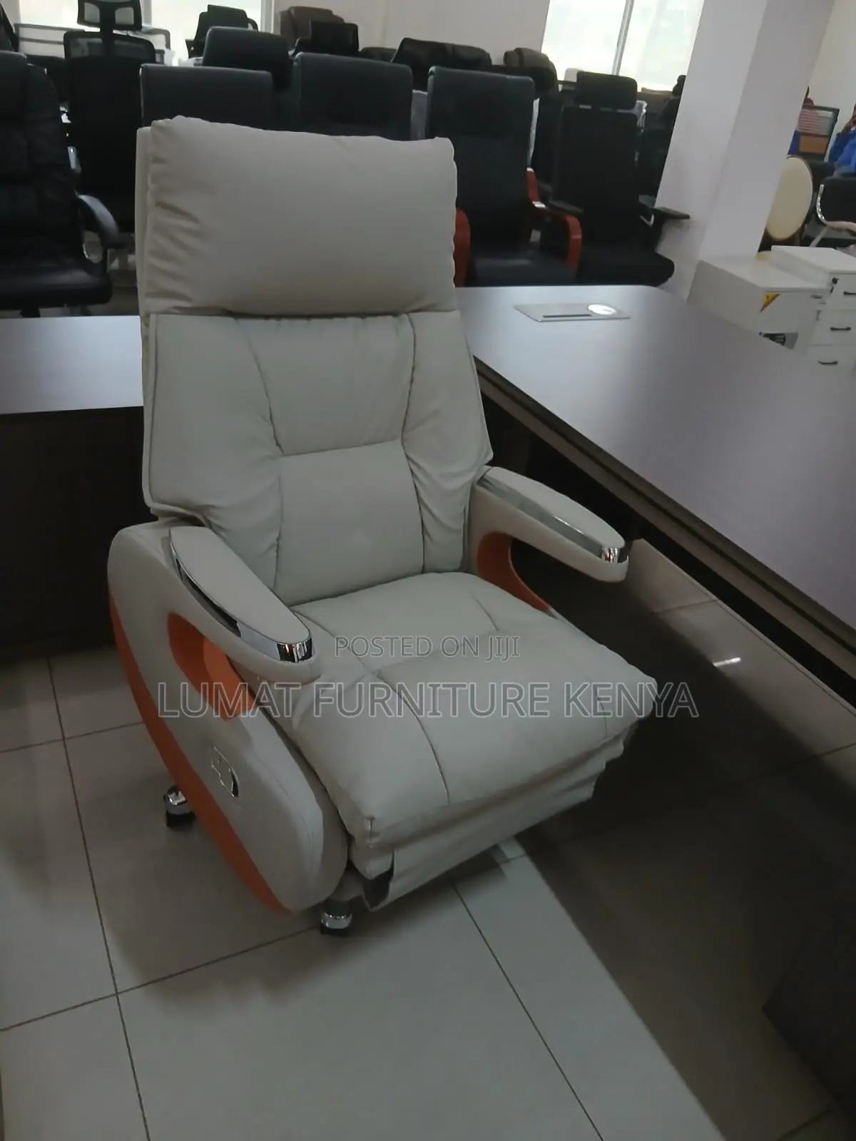Ceo Recliner Leather Office Seat