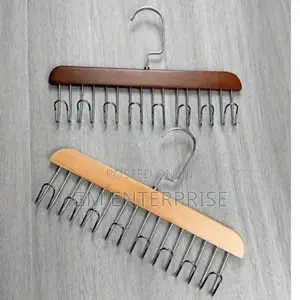 Wooden Hanger/Wooden Plank 8 Hook Hanger
