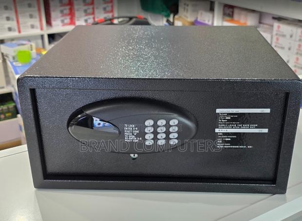 Digital Electronic Hotel Home Safe Box With Key And Pin