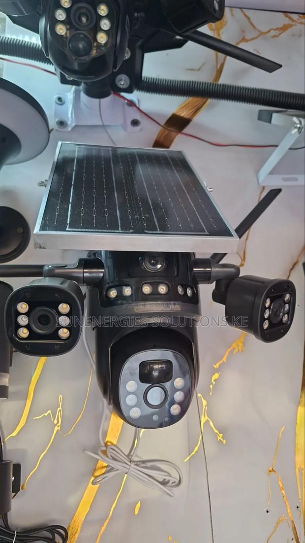 360 View Solar Powered Camera - main view